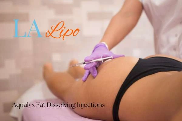 Woman having fat dissolving injections West Ham on thighs