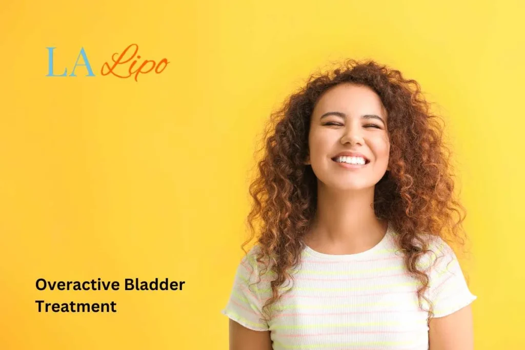 woman smiling about overactive bladder treatment West Ham solutions